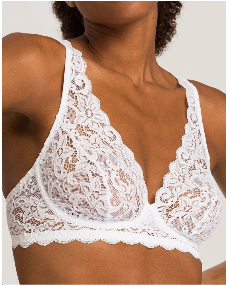 Wireless bra Hanro Moments (White)
