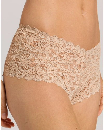 Bragas mujeres encaje cintura baja Hanro Moments (Beige)