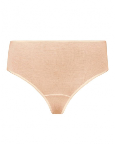 Calzoncillos midi para mujer 100% algodón Hanro Moments (Beige)