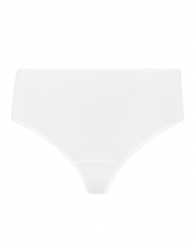 Slip midi femme 100% coton Hanro Moments (Blanc)