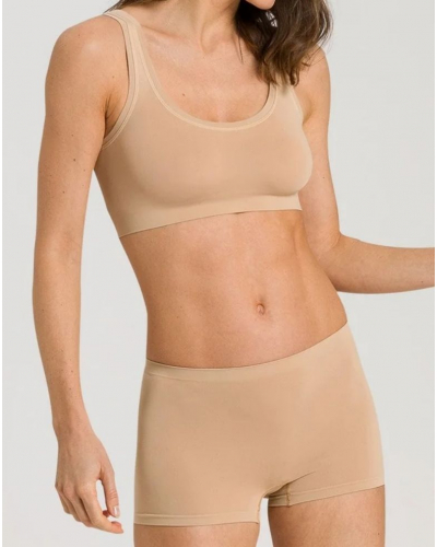 Boxer femme Hanro Touch Feeling (Beige)