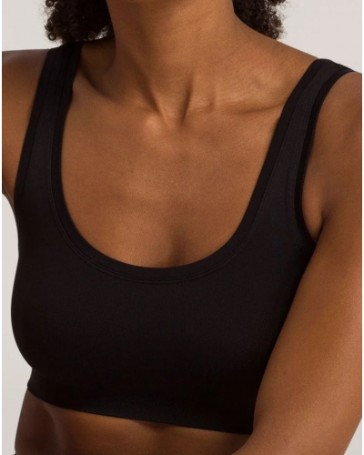Seamless bralette Hanro Touch Feeling (Black)