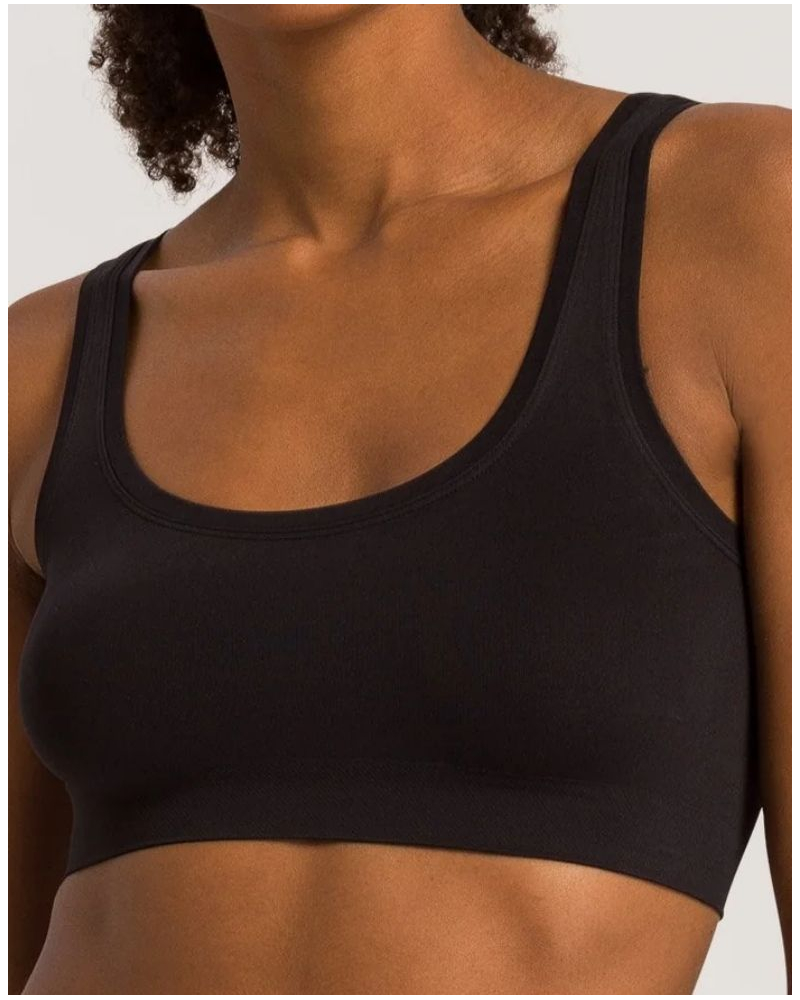 Sósten sin costuras Hanro Touch Feeling (Negro)