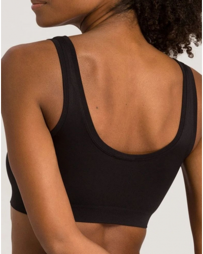 Seamless bralette Hanro Touch Feeling (Black)