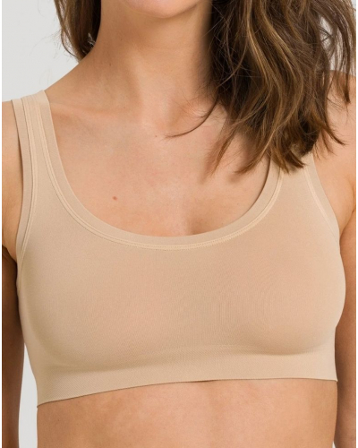 Seamless bralette Hanro Touch Feeling (Beige)