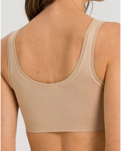 Seamless bralette Hanro Touch Feeling (Beige)