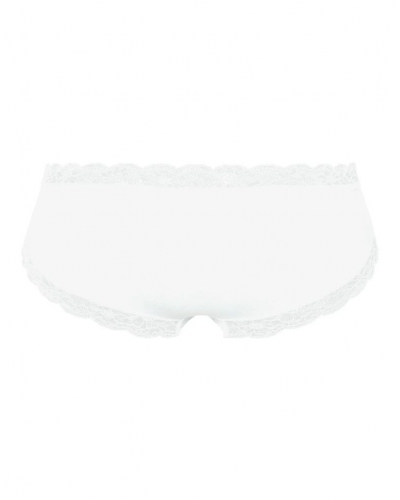 Women cotton lace low-waisted briefs Hanro Cotton Lace (White)