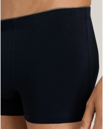 Boxer homme en coton Hanro Cotton Superior (Marine)