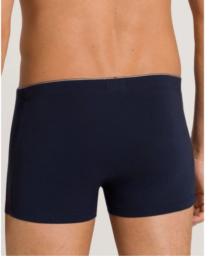 Bóxers hombres de algodón Hanro Cotton Superior (Marine)