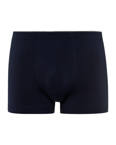 Boxer homme en coton Hanro Cotton Superior (Marine)