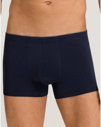 Men cotton boxers Hanro Cotton Superior (Marine)