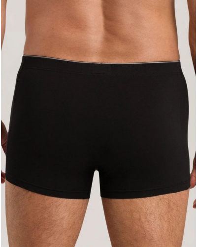 Men cotton boxers Hanro Cotton Superior (Black)