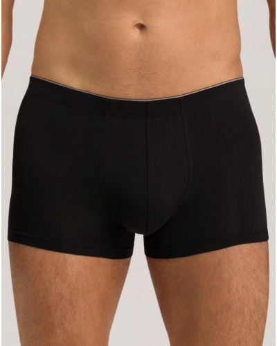 Boxer homme en coton Hanro Cotton Superior (Noir)