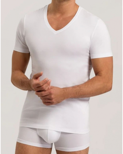 Men cotton boxers Hanro Cotton Superior (White)