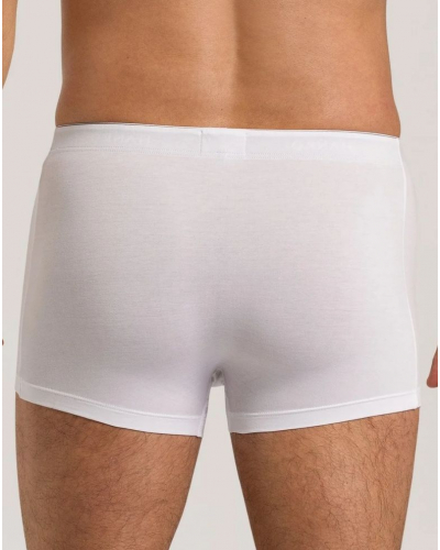 Bóxers hombres de algodón Hanro Cotton Superior (Blanco)