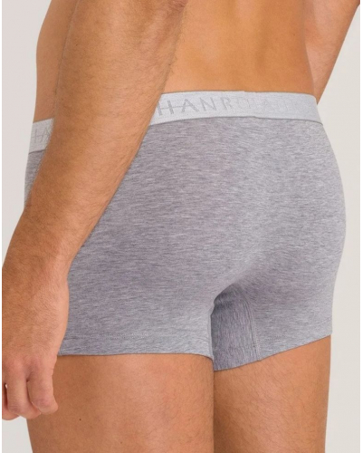 Lot de 2 shortys homme coton Hanro Cotton Essentials (Light Melange/Deep Navy)