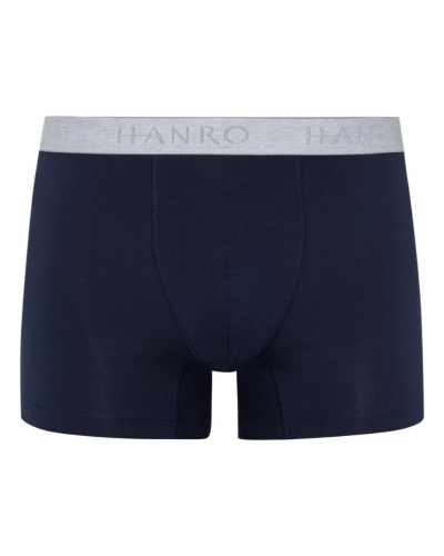 Pack of 2 men cotton trunks Hanro Cotton Essentials (Light Melange/Deep Navy)