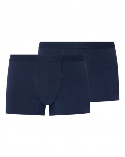 Pack of 2 men cotton trunks Hanro Cotton Essentials (Marine)