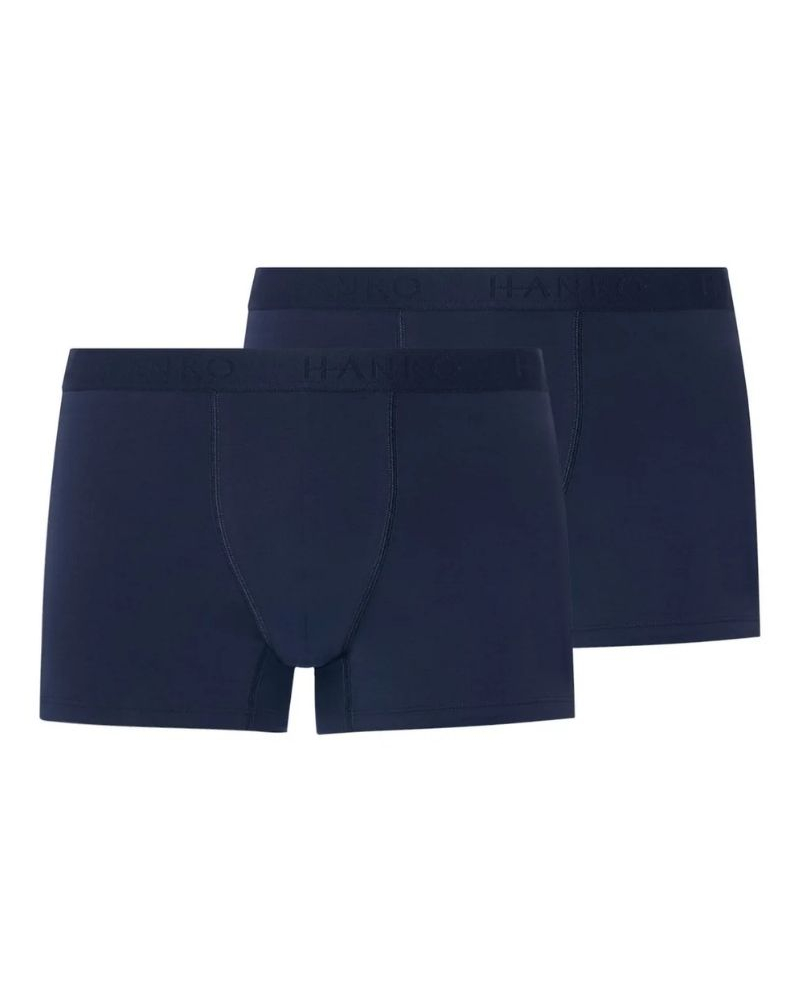 Lot de 2 shortys homme coton Hanro Cotton Essentials (Marine)