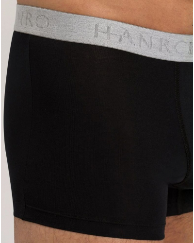 Lot de 2 shortys homme coton Hanro Cotton Essentials (Noir)
