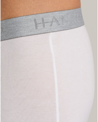 Lot de 2 shortys homme coton Hanro Cotton Essentials (Blanc)
