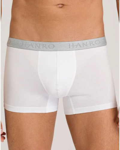 Pack of 2 men cotton trunks Hanro Cotton Essentials (White)