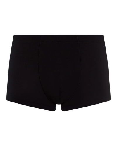 Men short cotton boxers Hanro Cotton Sensation (Black)
