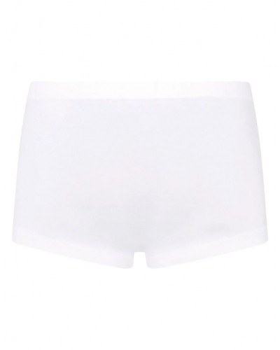 Men short cotton boxers Hanro Cotton Sensation (White)