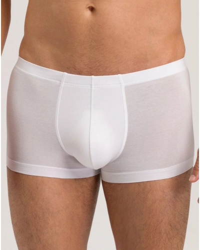 Men short cotton boxers Hanro Cotton Sensation (White)