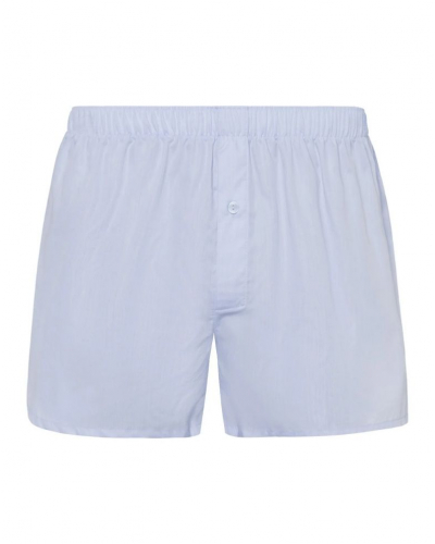 Men boxer shorts 100% Cotton Hanro Fancy Woven (Ciel)