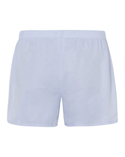 Bóxers largos hombres 100% Algodón Hanro Fancy Woven (Ciel)
