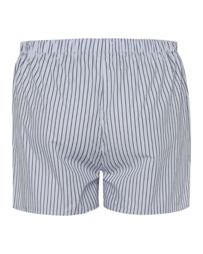 Caleçon homme 100% Coton Hanro Fancy Woven (Light Stripe Grey)