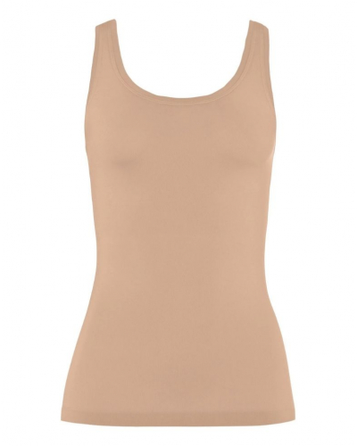 Débardeur femme bretelles larges Hanro Touch Feeling (Beige)