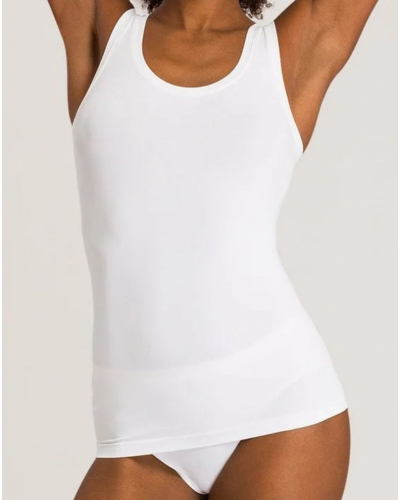 Camiseta mujeres correas anchas Hanro Touch Feeling (Blanco)