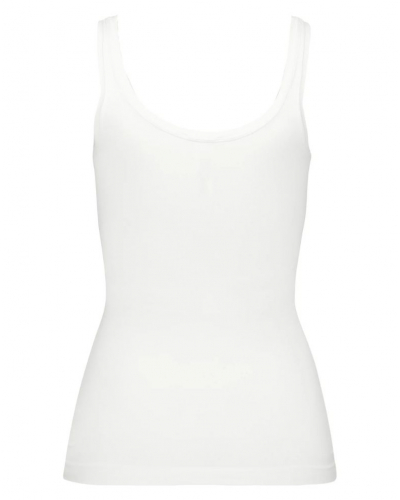 Débardeur femme bretelles larges Hanro Touch Feeling (Blanc)