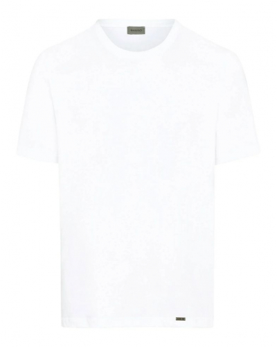 T-shirt homme 100% coton manches courtes Hanro Living Shirts (Blanc)