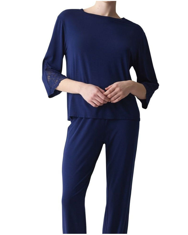 Pyjama modal haut à manches 3/4 Nuit Triumph (Admiral)
