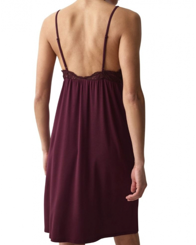 Chemise de nuit en modal sans manches Nuit Triumph (Claret)
