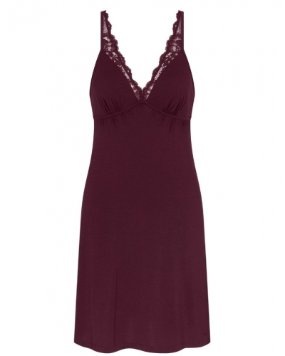 Camisa de noche de modal sin mangas Nuit Triumph (Claret)