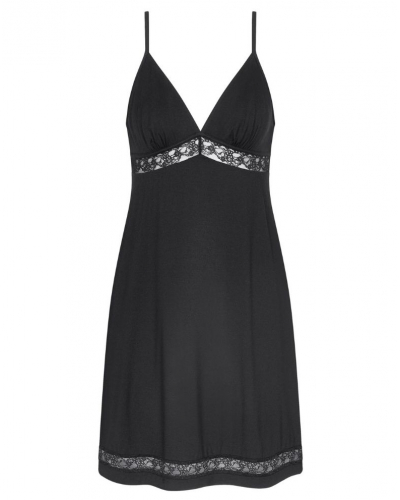Camisón de modal Nuit Triumph (Negro)