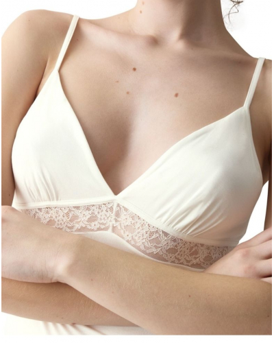 Nightdress in modal Nuit Triumph (Silk White)