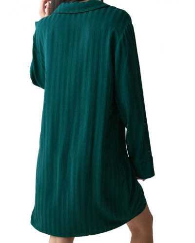 Chemise de nuit boyfriend Triumph Nuit (Teal Green)