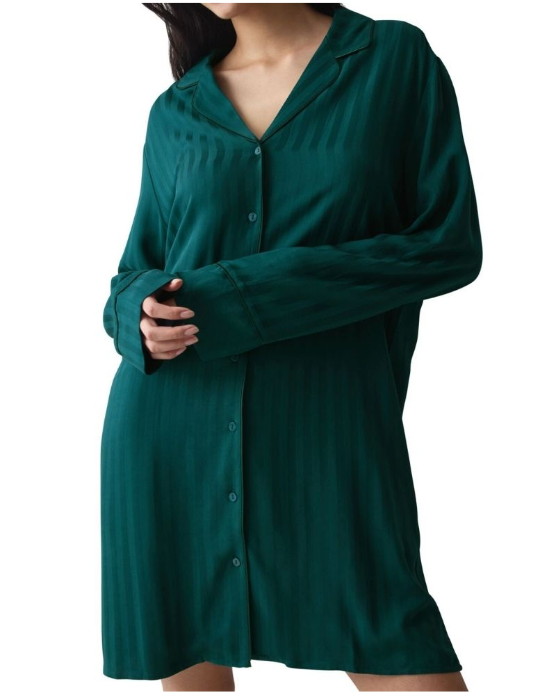 Chemise de nuit boyfriend Triumph Nuit (Teal Green)