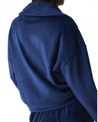 Sudadera terciopelo de manga larga Nuit Triumph (Admiral)