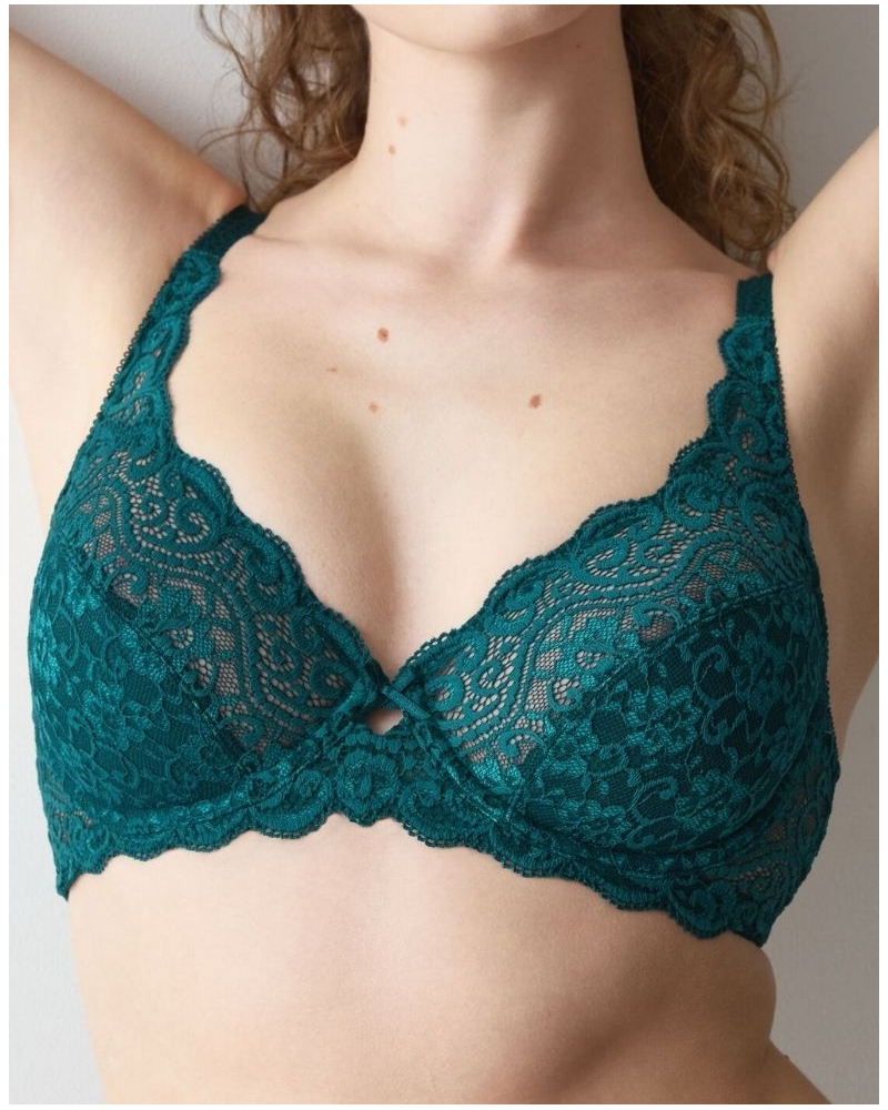Sujatdor con aros Triumph Amourette (Teal Green)