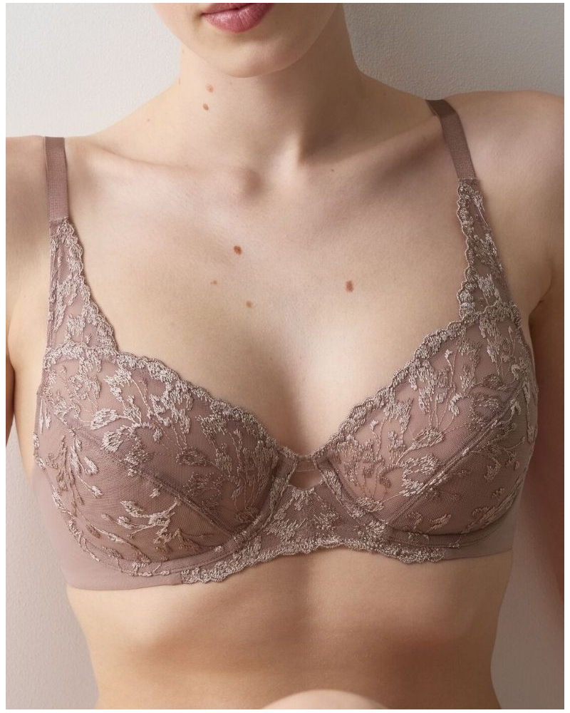 Soutien-gorge triangle armatures Triumph Amourette Berry (Chocolate Mousse)