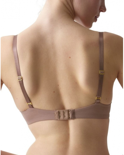 Underwired triangle bra Triumph Amourette Berry (Chocolate Mousse)