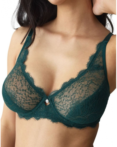 Underwired triangle bra Triumph Amourette Sparkle (Teal Green)