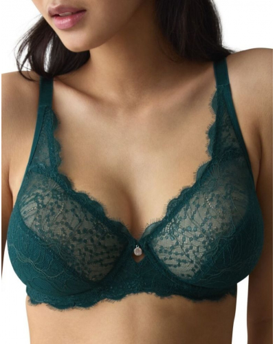 Sujetador triángulo con aros Triumph Amourette Sparkle (Teal Green)
