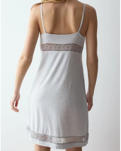 Chemise de nuit en modal Nuit Triumph (Light Grey Melange)